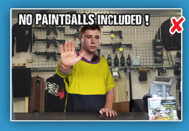 No paintballs